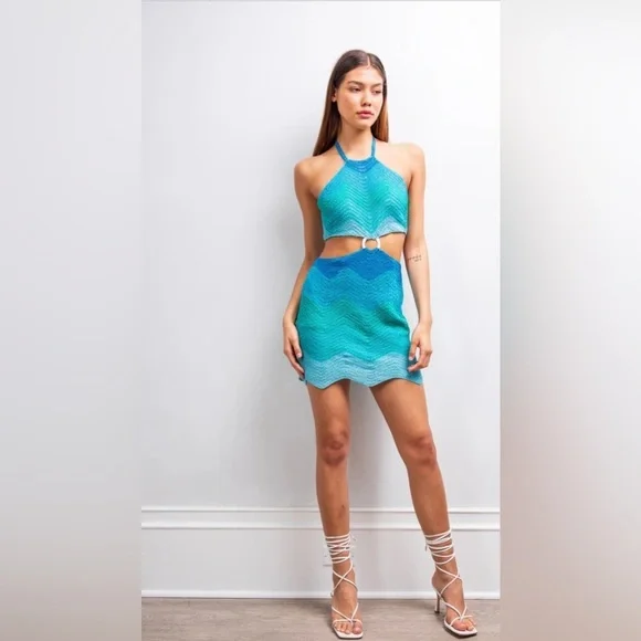 NWT Soul Chaser Dress in Ombre Blue